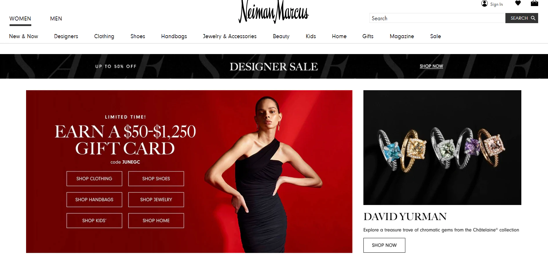 Neiman Marcus Discount Code website