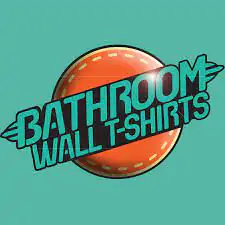 bathroom wall logo